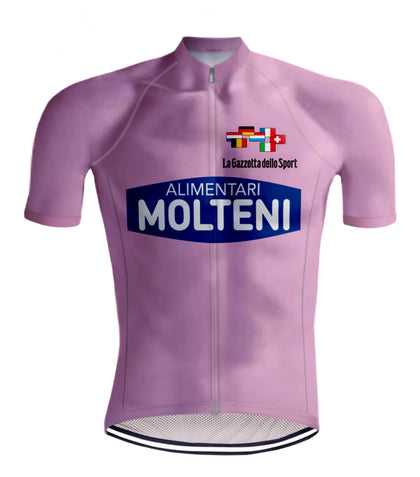 Retro Cycling Jersey Molteni Giro d'Italia Pink - REDTED