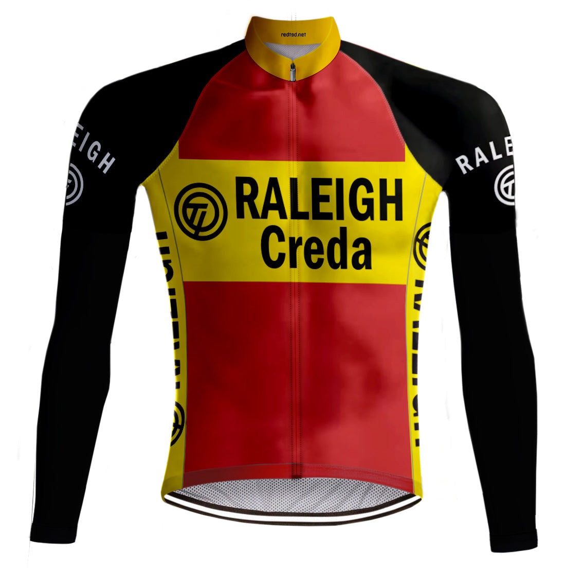 Maillot Cycliste Vintage TI Raleigh – Creda – Années 80 – Acrylique – Taille 5 / XL