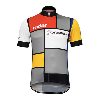 Retro Cycling Jersey La Vie Claire - Multicoloured