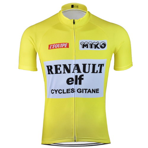 Retro Cycling Jersey Renault - Yellow
