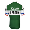 Retro Cycling Jersey Helyett Leroux - Green