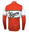 Retro Cycling Jacket (fleece) La Casera - Red