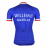 Retro Cycling Jersey Willem II-Gazelle - Blue