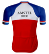 Retro Cycling Jersey Amstel Bier Red/Blue - REDTED