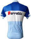 Retro Cycling Jersey Ferretti - Blue/White