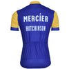 Retro Cycling Jersey Mercier Hutchinson - Blue/Yellow