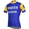 Retro Cycling Jersey Mercier Hutchinson - Blue/Yellow