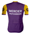 RETRO CYCLING JERSEY MERCIER HUTCHINSON - REDTED