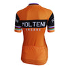Retro Cycling Jersey Women Molteni - Orange