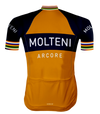 Retro cycling jersey Molteni Orange - RedTed