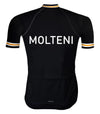 Retro cycling outfit Molteni Black - REDTED