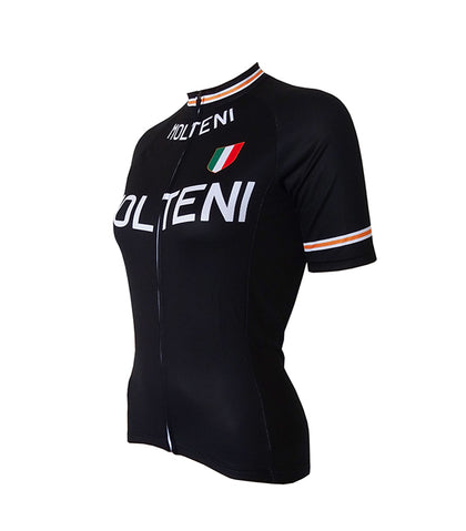Retro Cycling Jersey Woman Molteni - Black