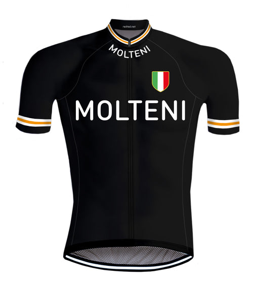 Retro cycling Jersey Molteni Black - REDTED