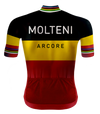 Retro cycling jersey Belgian Champion Molteni - REDTED 