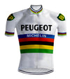 Retro cycling Outfit Peugeot Rainbow - REDTED