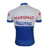 Retro Cycling Jersey Margnat - White/Blue