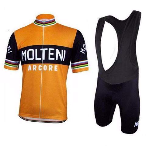 Retro Cycling Outfit Molteni Arcore - Orange