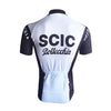 Retro Cycling Jersey Scic - Black/White