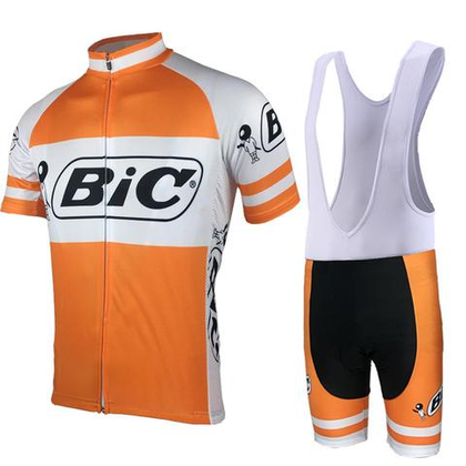 Retro Cycling Outfit Bic - Orange
