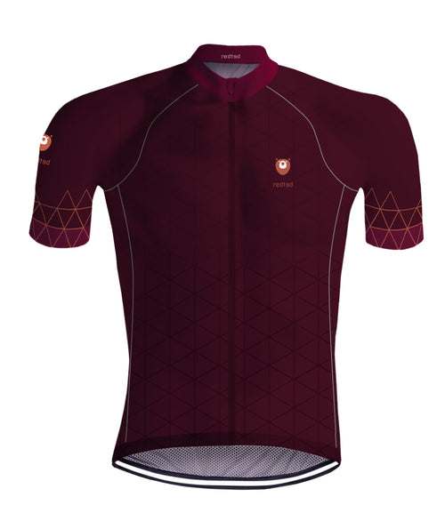 Cycling Jersey - Viking Burgundy Red - REDTED
