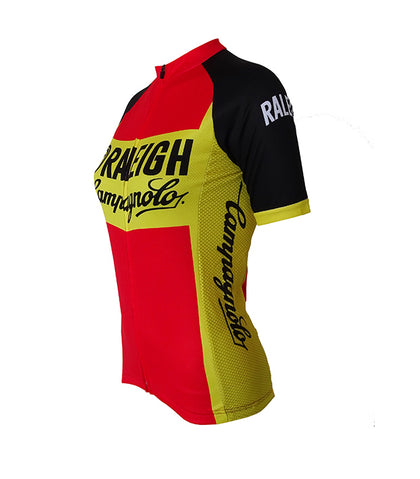 Retro Cycling Jersey Women TI-Raleigh - Red