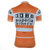 Retro Cycling Jersey Jobo Superia - Orange/White